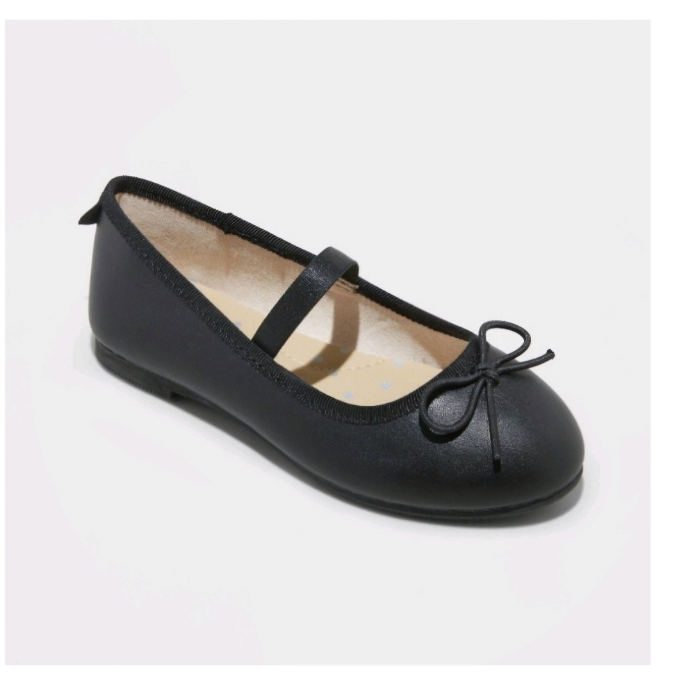 11T Cat and Jack Black Slip on shoes